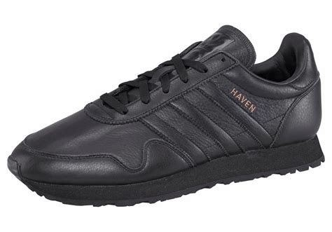 adidas leder schwarz schuhe|Adidas sneakers leder.